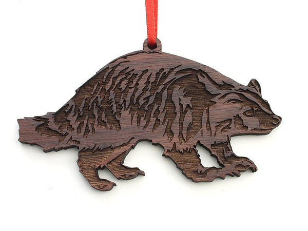 Badger Ornament - Nestled Pines