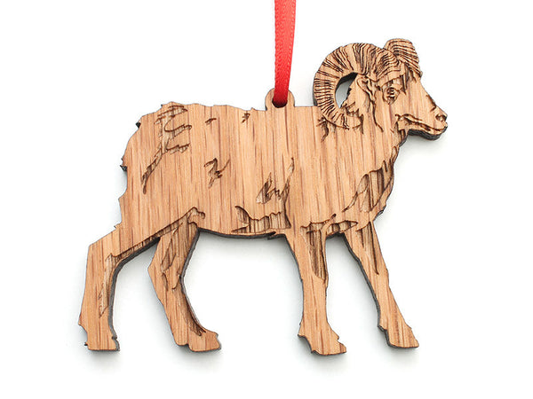 Bighorn Sheep Ornament - Nestled Pines