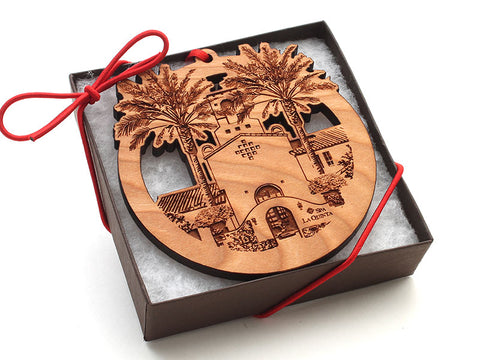 La Quinta Spa Building Facade Ornament Gift Box