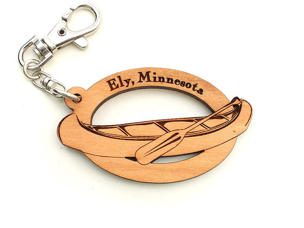 Mealey's Custom Canoe Key Chain - Nestled Pines
