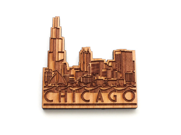 Chicago City Skyline Magnet