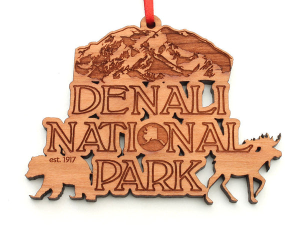 Denali Text Ornament
