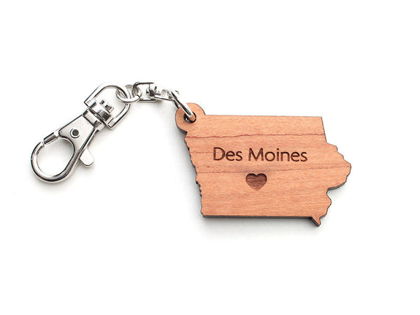 Iowa State Key Chain - Nestled Pines