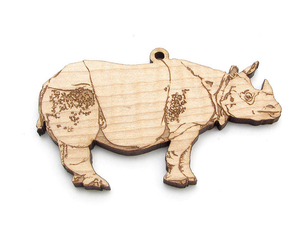 Indian Rhino Ornament - Nestled Pines