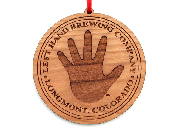 Left Hand Brewing Company Logo Ornament Circle