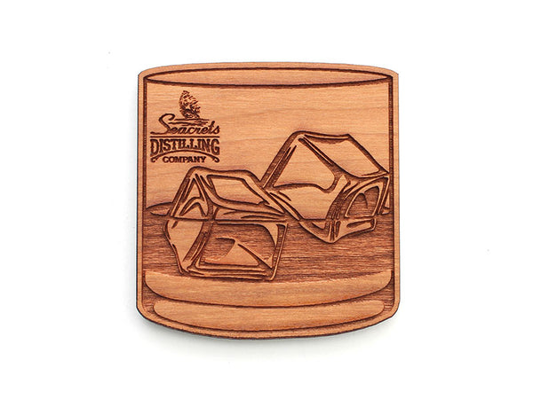 Seacrets Distilling Company Lowball Rocks Magnet