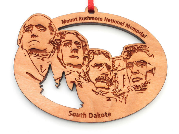 Mount Rushmore Oval Ornament