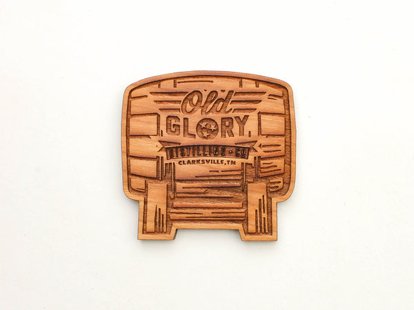 Old Glory Distilling Barrel Magnet