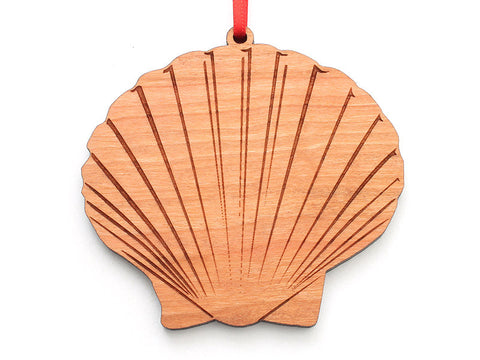 Scallop Shell Ornament - Nestled Pines