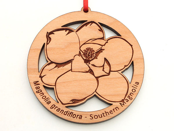 Southern Magnolia Flower (Magnolia grandiflora) Ornament