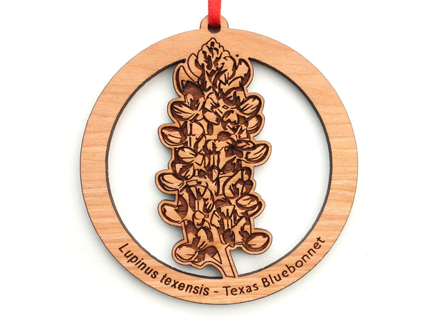 Texas Bluebonnet Flower (Lupinus texensis) Ornament