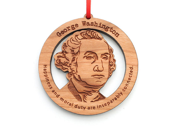 George Washington Ornament - Nestled Pines