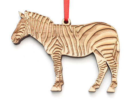 Zebra Ornament - Nestled Pines