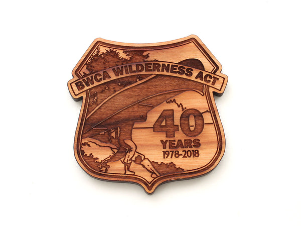 Superior National Forest 40 Year Portage Badge Magnet