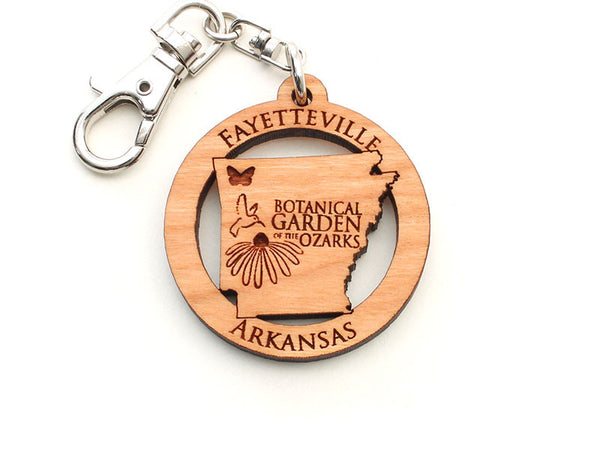 Botanical Garden of the Ozarks Arkansas Custom Key Chain
