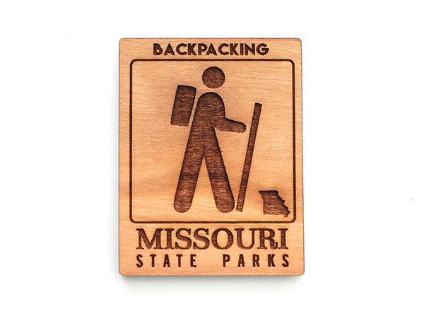 Missouri State Parks Backpacking Magnet