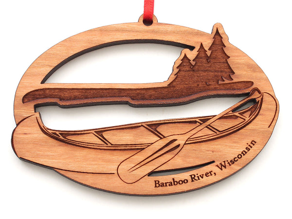 Serenity Spa Wisconsin Canoe Ornament