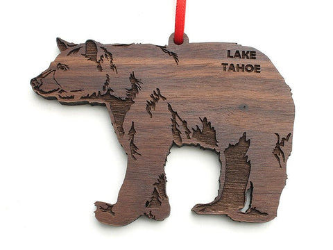 Zephyr Cove Resort Black Bear Ornament - Nestled Pines