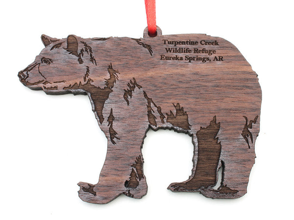 Turpentine Creek Black Bear Ornament