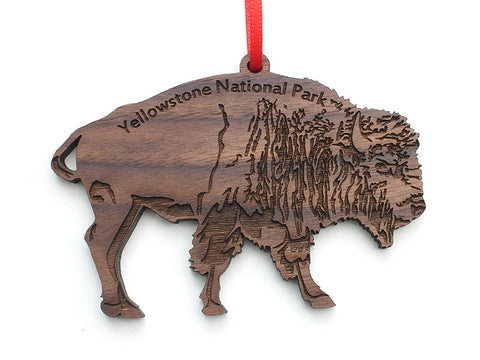 Bison Ornament ND - Nestled Pines