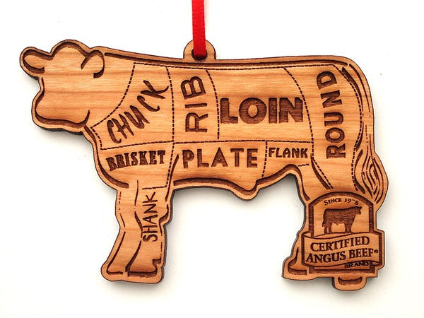 Certified Angus Beef Cuts Ornament