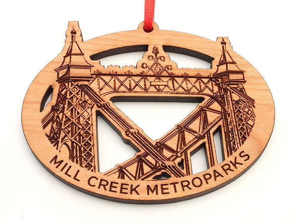 Mill Creek Park Suspension Bridge Ornament