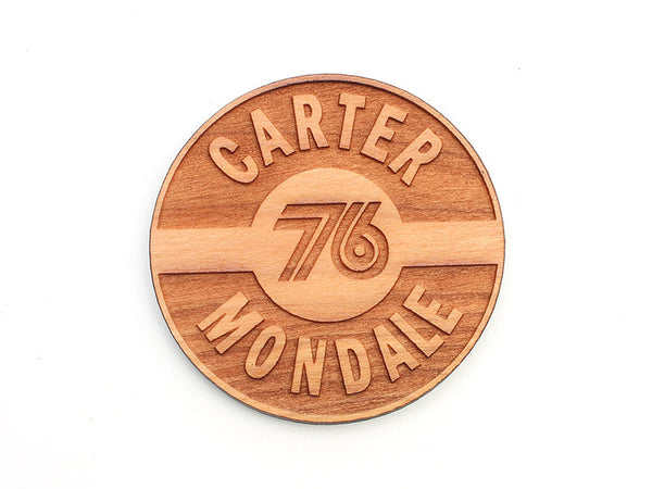 Jimmy Carter Carter Mondale 76 Button Magnet - Nestled Pines