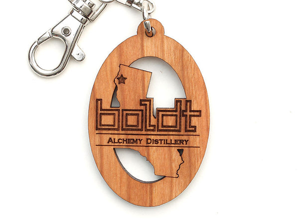 Boldt Alchemy Distillery California Logo Key Chain