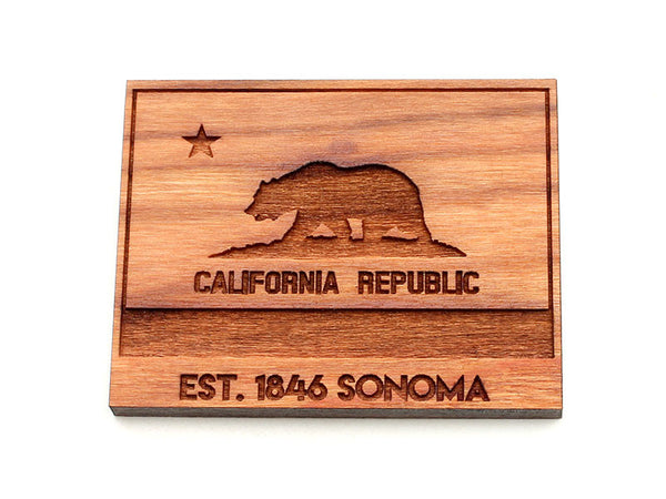 Solano Mission California Flag Magnet