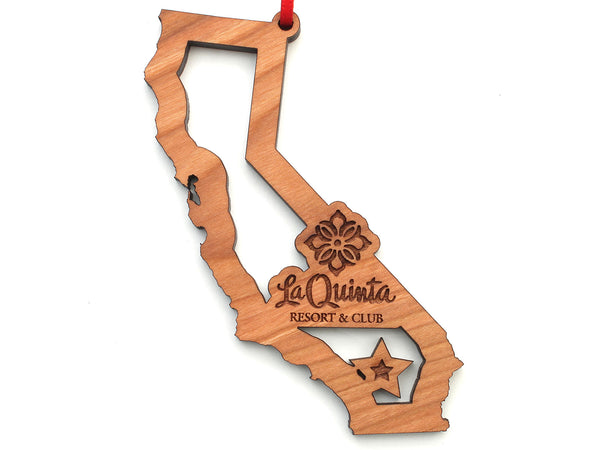 La Quinta Spa California State Logo Insert Ornament