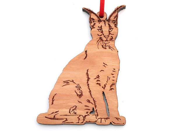 Carolina Tiger Rescue Caracal Ornament