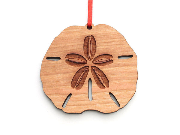 Our State Store Cherry Sand Dollar Ornament - Nestled Pines
