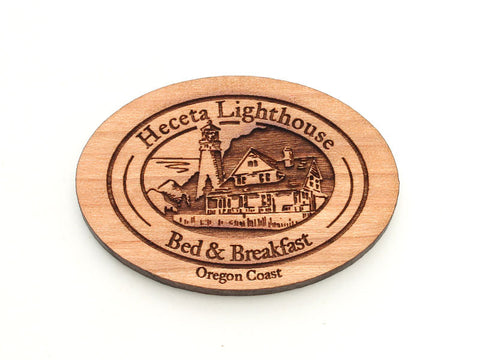 Heceta Lighthouse Logo Magnet - Oregon Coast