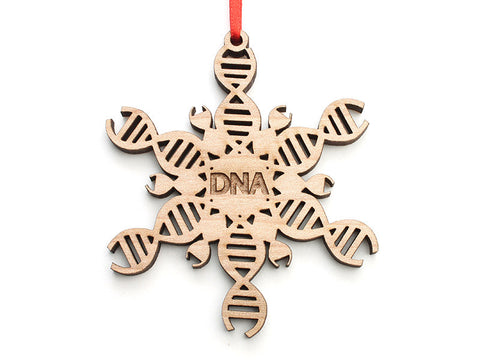 DNA Snowflake Ornament - Nestled Pines