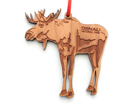 Denali Moose Ornament - Nestled Pines