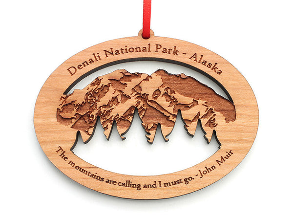 Denali Mountains Ornament - Nestled Pines