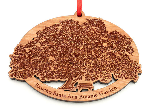 Rancho Santa Ana Botanic Garden Oak Tree Oval Ornament