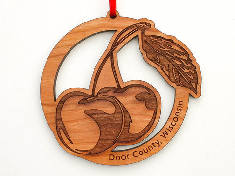 Beach People Door County Cherries Ornament