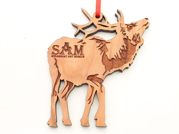 Steamboat Art Museum Elk Ornament