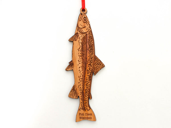 Beach People Hanging Rainbow Trout Ornament
