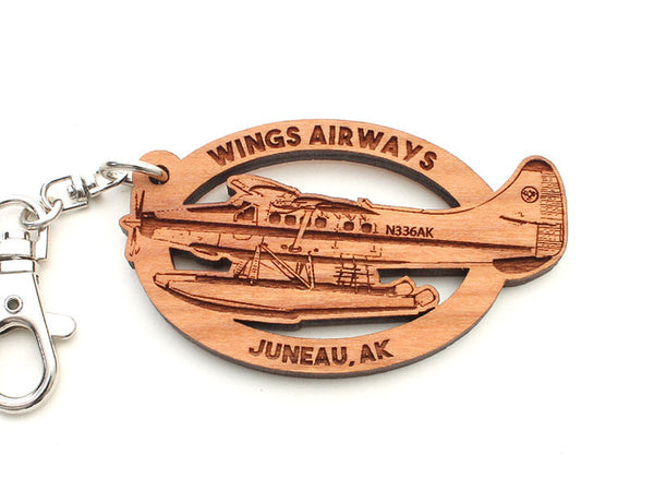 Wings Airways Alaska Float Plane Key Chain
