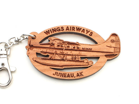 Wings Airways Alaska Float Plane Key Chain