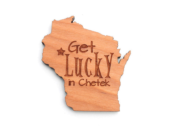 Lucky Day WI Get Lucky Magnet - Nestled Pines