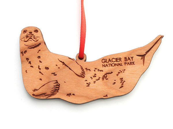 Glacier Seal Ornament - Nestled Pines