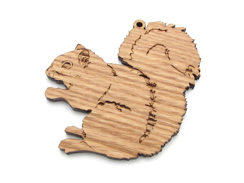 Gray Squirrel Ornament - Nestled Pines