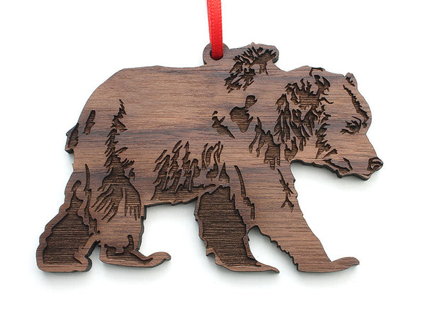 Grizzly Bear Ornament - Nestled Pines