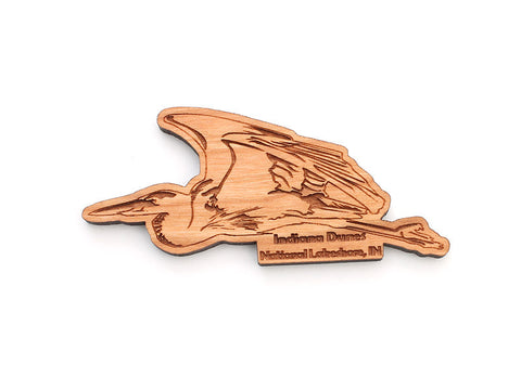 Indiana Dunes Heron Magnet - Nestled Pines