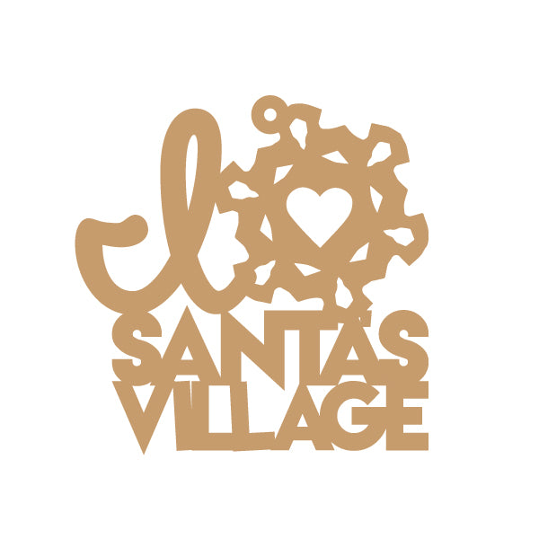 I Heart Santas Village TEXT