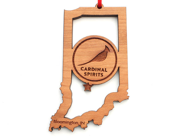 Cardinal Spirits Indiana Logo Insert Ornament