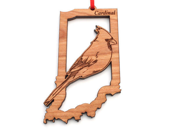 Indiana State Bird Ornament - Cardinal